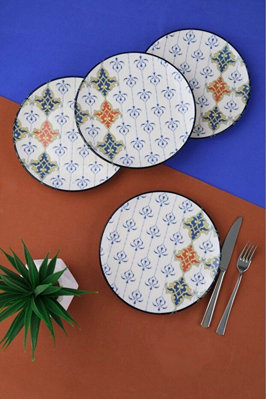 Set farfurii pentru desert, Hermia, 311MBL1322, Multicolor - imagine 5